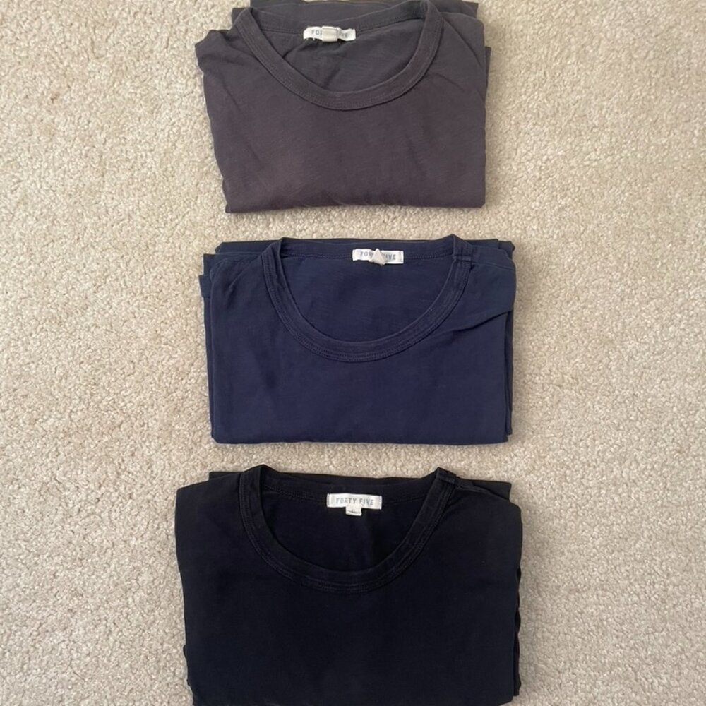 Huckberry Forty Five Slub Pocket T-shirt - XL - Bundle of 3
